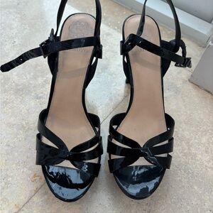 Vince Camuto Black Strappy Women's Heels